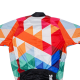 SOREA Full Zip Cycling Mens Jersey White High Neck S