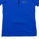 GONSO Cycling Womens Jersey Blue 90s 1/4 Zip M