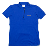 GONSO Cycling Womens Jersey Blue 90s 1/4 Zip M
