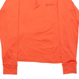 ODLO Cycling Womens Jersey Orange Long Sleeve 1/4 Zip S