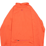 ODLO Cycling Womens Jersey Orange Long Sleeve 1/4 Zip S