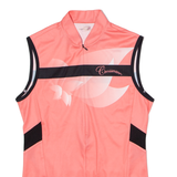CROSSWAVE Cycling Womens Jersey Pink Sleeveless 1/2 Zip M