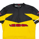 AESSE Cycling Mens Jersey Yellow 90s 1/4 Zip XL