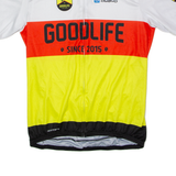 OWAYO Goodlife Full Zip Cycling Mens Jersey White High Neck L