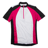 CRANE Cycling Womens Jersey White 1/4 Zip UK 10