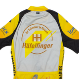 OWAYO Full Zip Cycling Womens Jersey Yellow High Neck XS