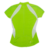 SCOTT Cycling Womens Jersey Green 1/2 Zip XS
