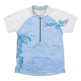 FOX Cycling Womens Jersey Blue 1/2 Zip XS