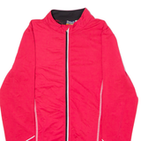 CRIVIT SPORTS Full Zip Cycling Womens Jersey Pink Long Sleeve High Neck S
