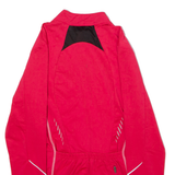 CRIVIT SPORTS Full Zip Cycling Womens Jersey Pink Long Sleeve High Neck S