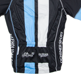 89 SPORTS Full Zip Cycling Mens Jersey Black High Neck S