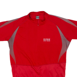 GORE BIKE WEAR Cycling Mens Jersey Red 1/2 Zip M