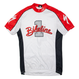 CUORE Cycling Mens Jersey White 1/2 Zip XL