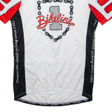 CUORE Cycling Mens Jersey White 1/2 Zip XL