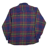 CASUAL GLOBUS Mens Lumberjack Jacket Purple Check XL