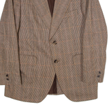 HIGHWOOD Mens Blazer Jacket Beige Wool Check M