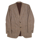 HIGHWOOD Mens Blazer Jacket Beige Wool Check M