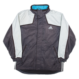 ADIDAS Mens Ski Coat Grey Colourblock M