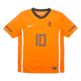 NIKE 2010 Netherlands Hom #10 Sneijder Boys Football Shirt Jersey Orange M