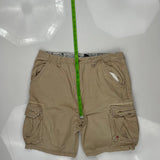 Eddie Bauer Cargo Shorts - 38W 10L Beige Cotton