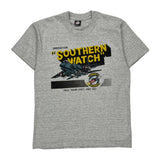 Operation Southern Watch Fruit Of The Loom Single Stitch T-Shirt - Large Grey Cotton Blend