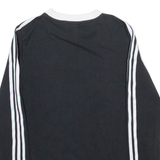 ADIDAS Womens T-Shirt Black Long Sleeve UK 8
