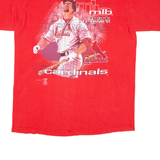 St Louis Cardinals Mark McGwire Mens T-Shirt Red 90s USA L