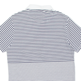 LYLE & SCOTT Mens Polo Shirt Blue Striped M