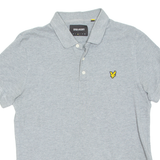 LYLE & SCOTT Mens Polo Shirt Grey M