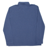 BOSS Mens Polo Shirt Blue Long Sleeve XL