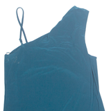 YESSICA Womens Blouse Blue One Shoulder S