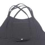 JENNYFER Womens Vest Black Sleeveless S