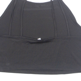 JENNYFER Womens Vest Black Sleeveless S