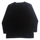 BICE Womens Blouse Black Long Sleeve 90s M