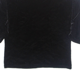 NEW YORK & COMPANY Womens Blouse Black Long Sleeve M