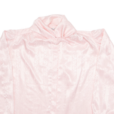 JULIETTA Womens Printed Shirt Pink Collared Long Sleeve Crazy Pattern M