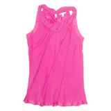 BANANA REPUBLIC Womens Vest Pink Sleeveless M