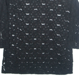 PASSAGE Womens Blouse Black Long Sleeve M