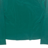 LINDSEY SCOTT Womens Shirt Green Collared Long Sleeve M