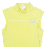 ADIDAS Womens Vest Green High Neck Sleeveless UK 12