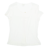 MADISON Womens Blouse White Silk M