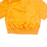 CHRISTIE & JILL Womens Blouse Orange Collared M