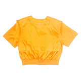 CHRISTIE & JILL Womens Blouse Orange Collared M