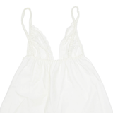 Womens Waistcoat White Sleeveless L