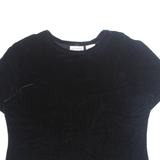 CHRISTIE & JILL Womens Blouse Black XL