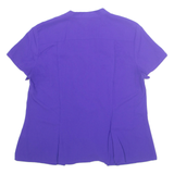 DANA BUCHMAN Womens Shirt Purple L