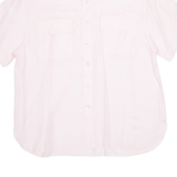 CHRISTOPHER & BANKS Womens Shirt Pink Collared L