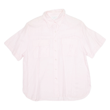 CHRISTOPHER & BANKS Womens Shirt Pink Collared L