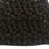 NOTATIONS Womens Printed Blouse Black Long Sleeve Crazy Pattern M