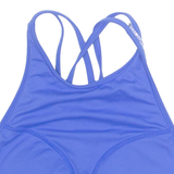 REEBOK Womens Sports Vest Blue Sleeveless XS